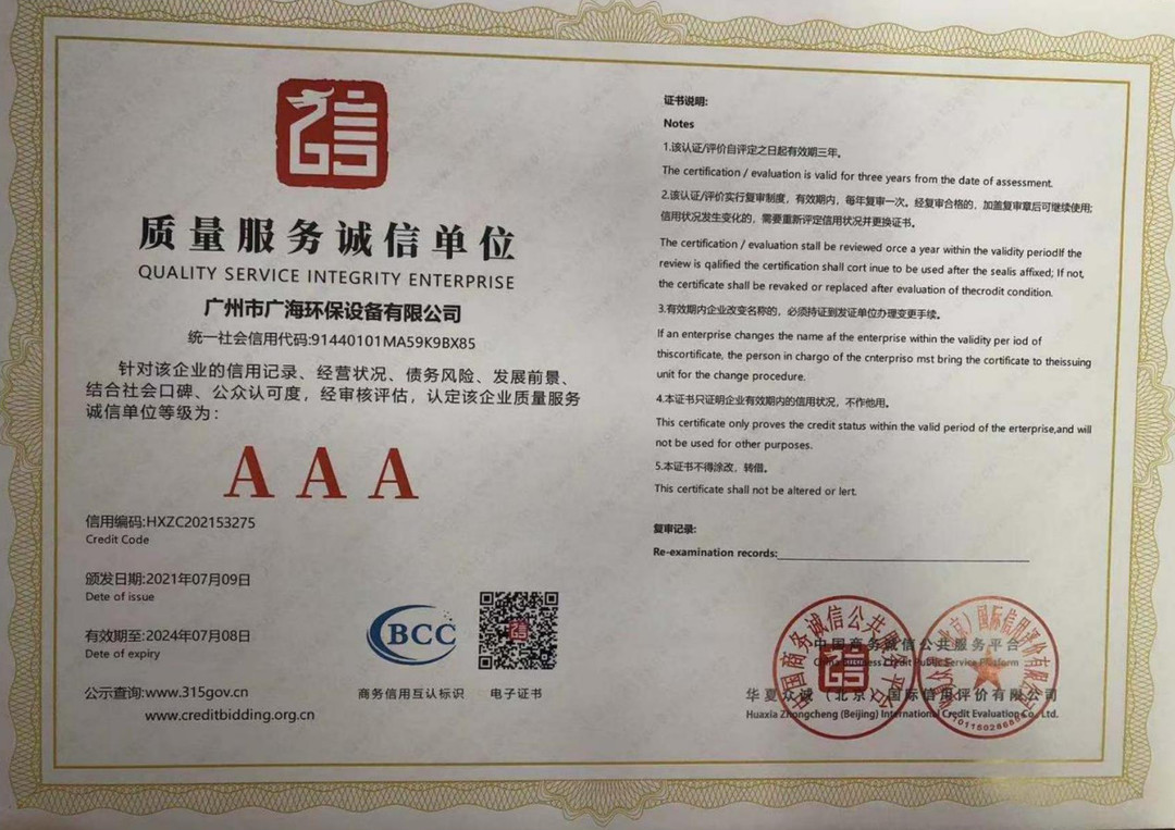 质量服务诚信单位